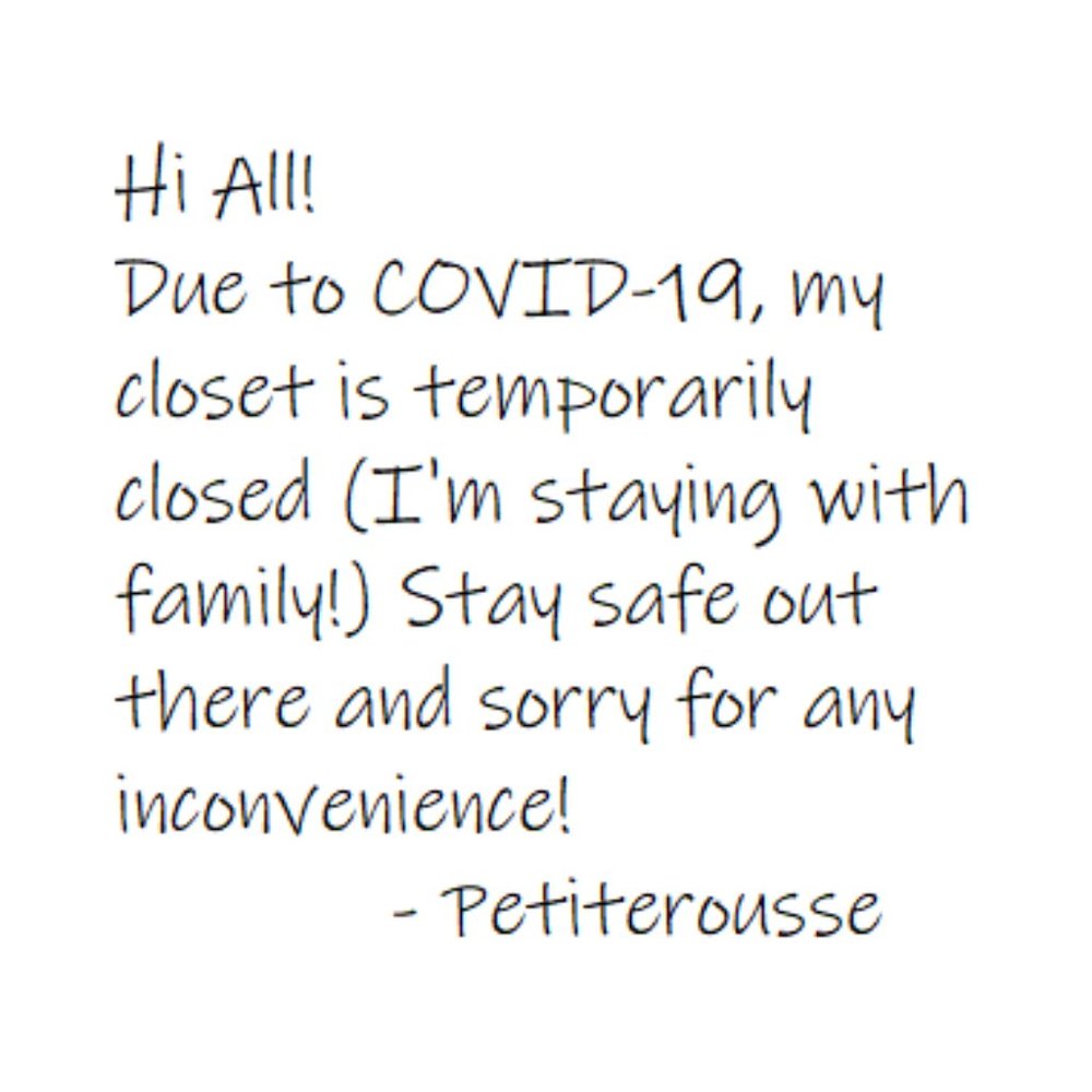 Closet temporarily closed!